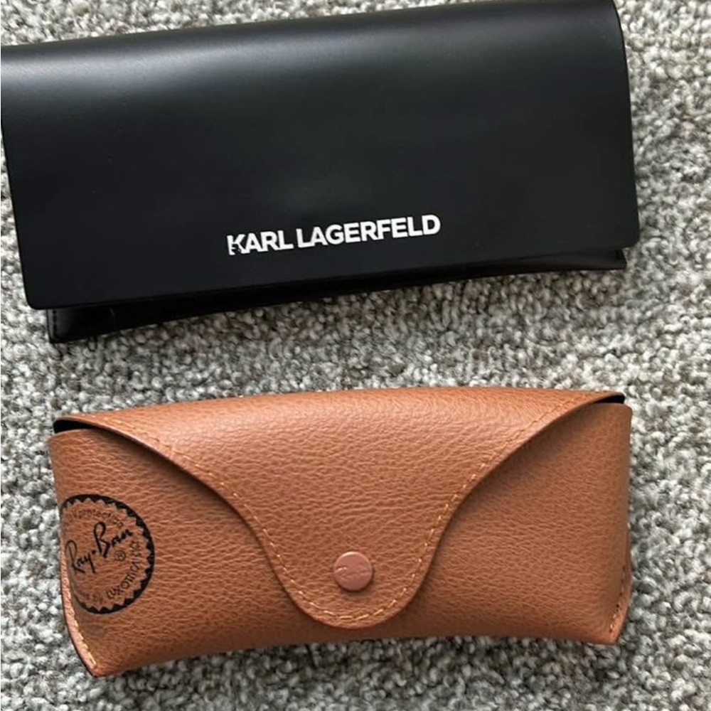 Karl Lagerfeld Black Eyewear Case